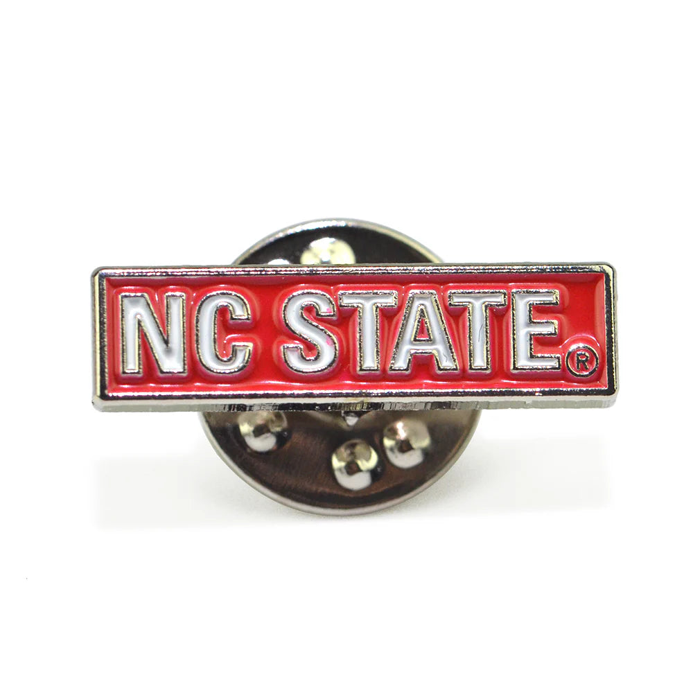 NC State Wolfpack Wordmark Lapel Pin