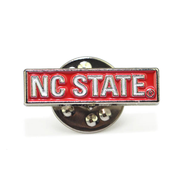 NC State Wolfpack Wordmark Lapel Pin