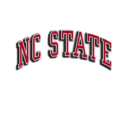 NC State Wolfpack Arched NC STATE Colorshock Decal