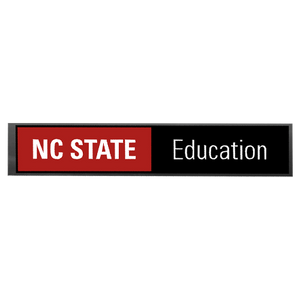 NC State Wolfpack Education Decal