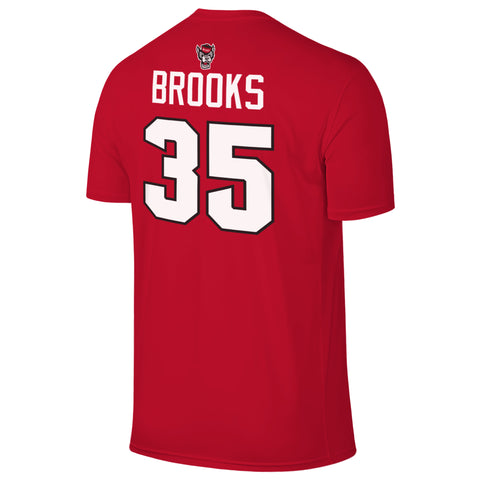 NC State Wolfpack Red Zoe Brooks #35 T-Shirt