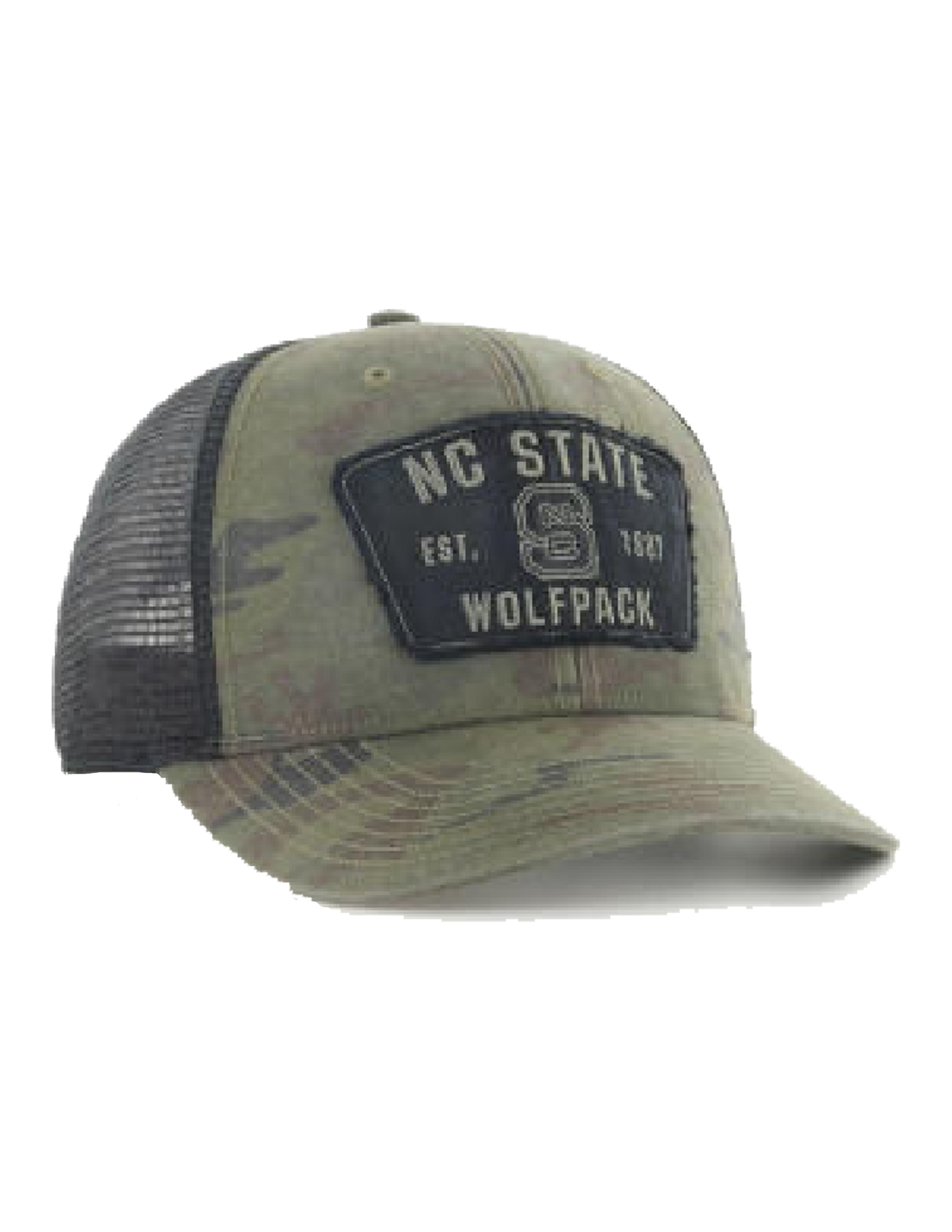 NC State Wolfpack 47 Brand OHT Sandalwood Patch Trucker Adjustable