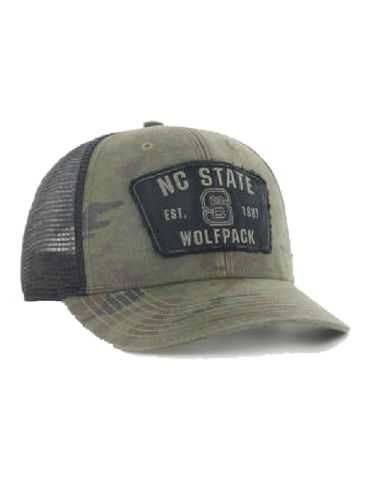 NC State Wolfpack 47 Brand OHT Sandalwood Patch Trucker Adjustable Hat