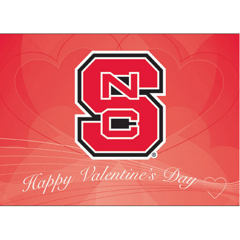 NC State Wolfpack Valentine's Day Card