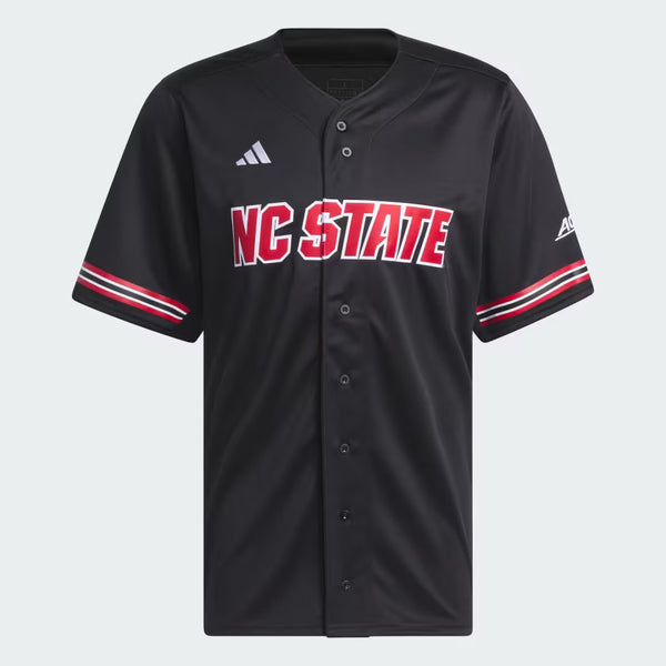 NC State Wolfpack adidas 2023 Black Replica Baseball Jersey