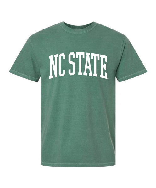 NC State Wolfpack Comfort Colors Light Green Arch T-Shirt