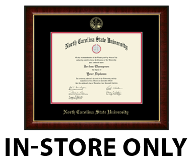 NC State Wolfpack Gold Embossed Murano Diploma Frame