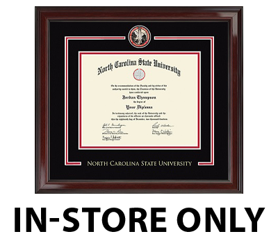 NC State Wolfpack Medallion Showcase Diploma Frame