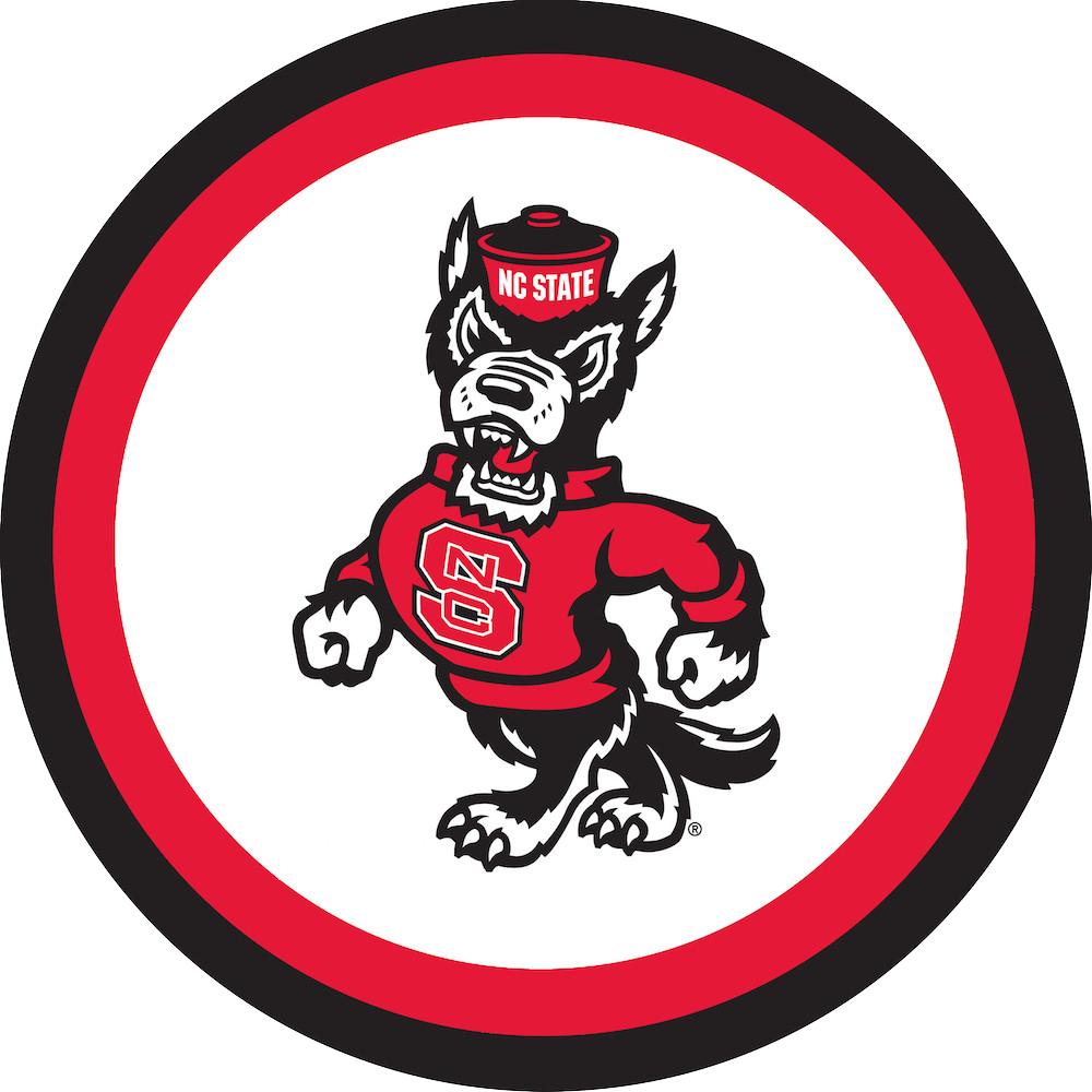 NC State Wolfpack Strutting Wolf Paper Plates