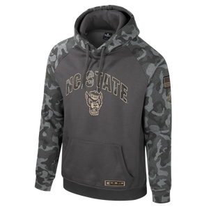 NC State Wolfpack Operation Hat Trick Pavement/Heather Camo Hooded Sweatshirt