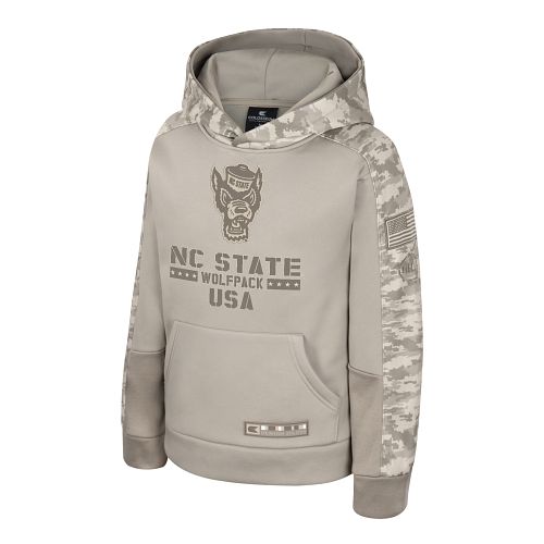 NC State Wolfpack Operation Hat Trick Dune/Mojave Camo Youth Hooded Sweatshirt