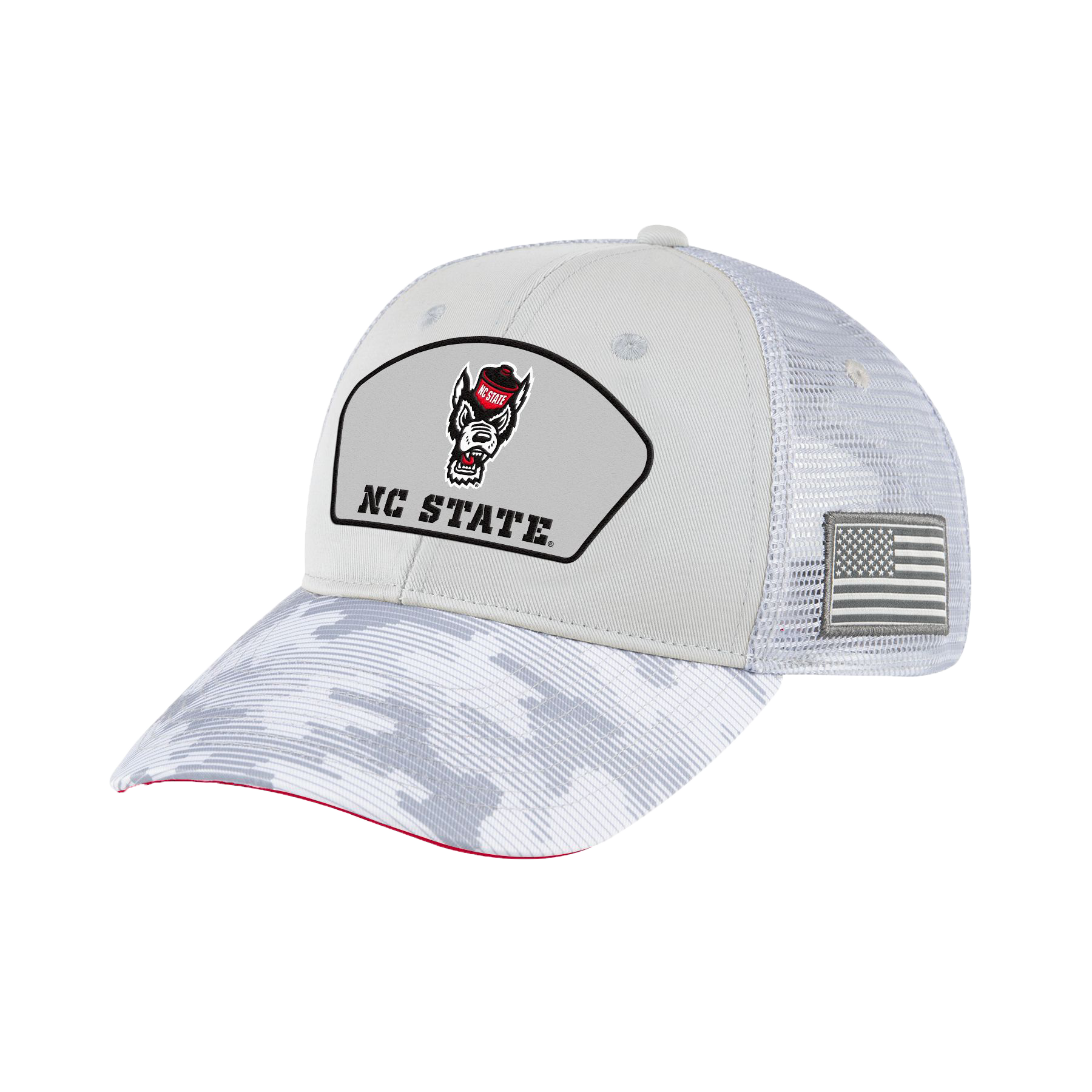 NC State Wolfpack Operation Hat Trick Tomahawk Grey/Horizon Camo Hat