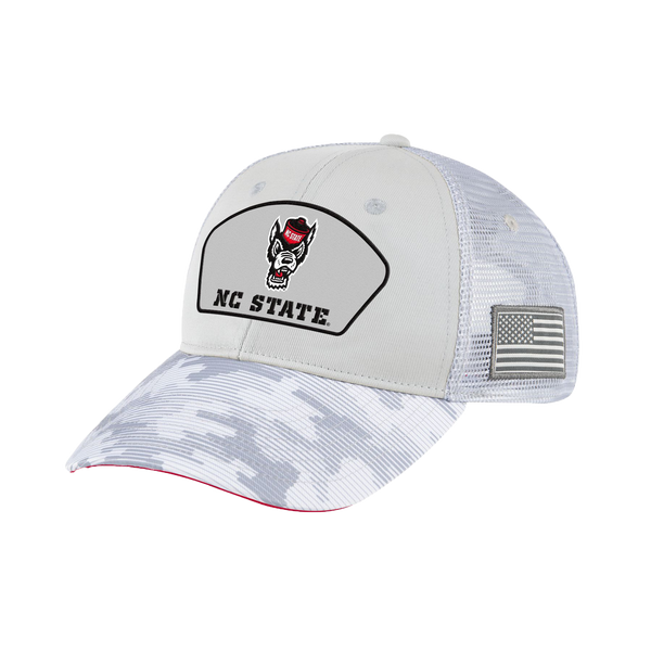 NC State Wolfpack Operation Hat Trick Tomahawk Grey/Horizon Camo Hat