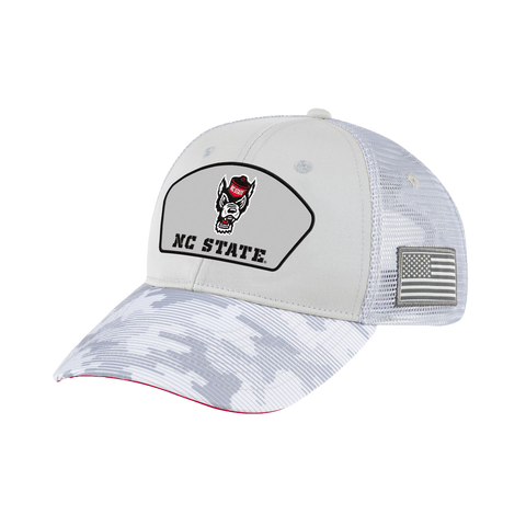 NC State Wolfpack Operation Hat Trick Tomahawk Grey/Horizon Camo Hat