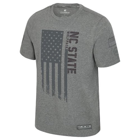 NC State Wolfpack Operation Hat Trick Heather Grey T-shirt