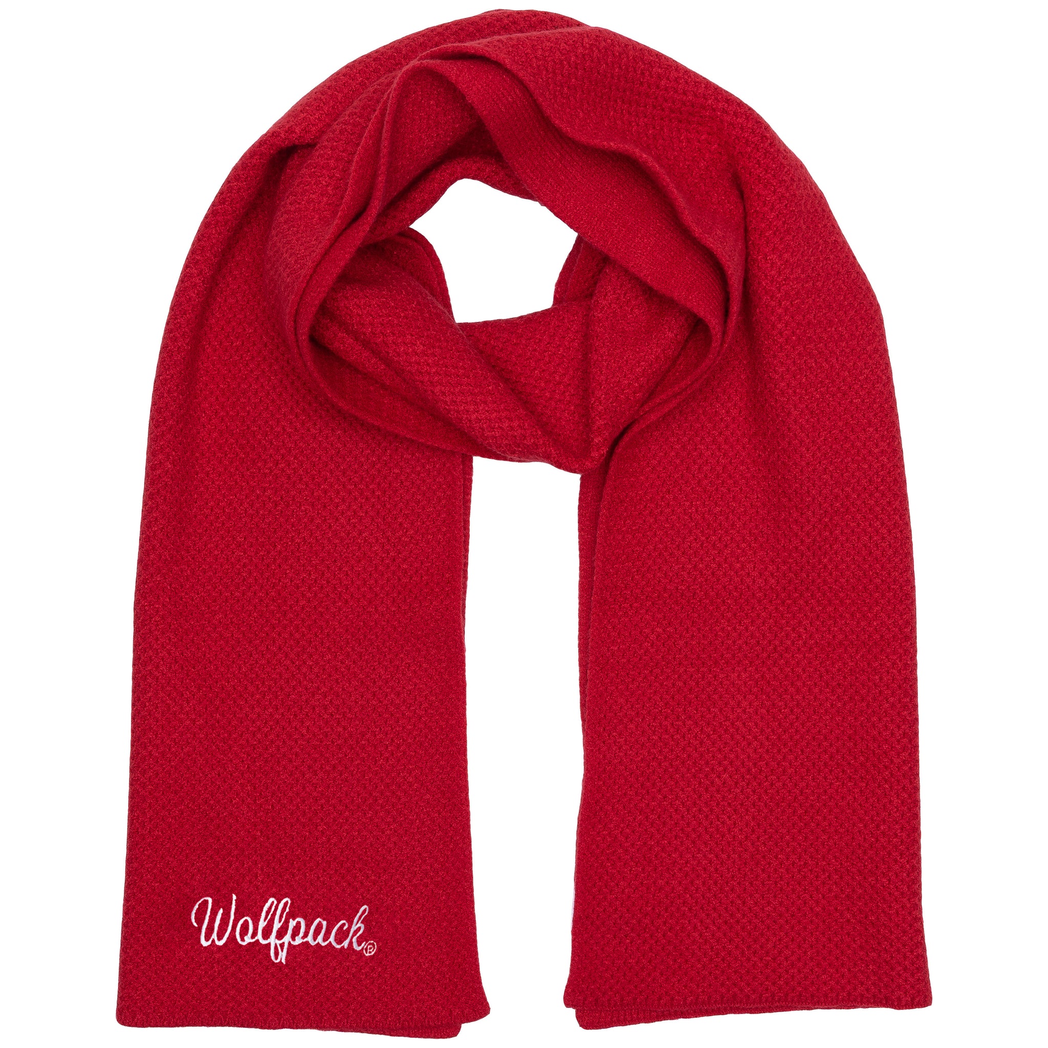 NC State Wolfpack Knit Red Scarf
