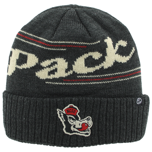 NC State Wolfpack Vault Slobbering Wolf 'Pack Ribbed Cuff Beanie