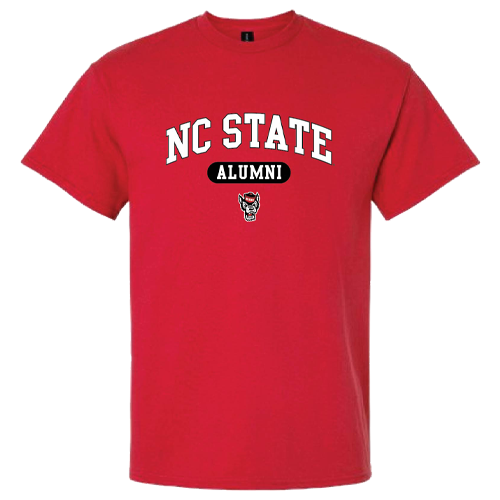 NC State Wolfpack Red Alumni Wolfhead T-Shirt