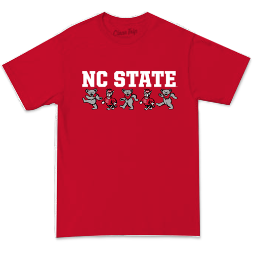 NC State Wolfpack x Grateful Dead Red Pals T-Shirt