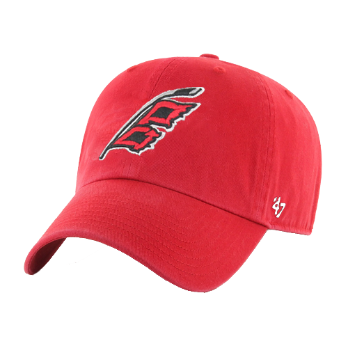 Carolina Hurricanes 47 Brand Red Clean up Adjustable Hat