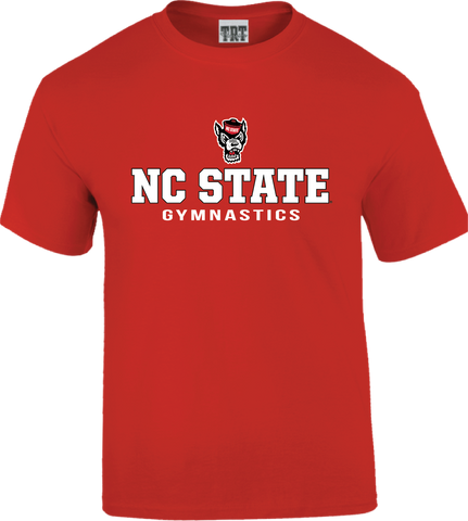 NC State Wolfpack Youth TRT Wolfhead Gymnastics T-Shirt