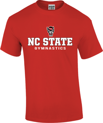 NC State Wolfpack TRT Wolfhead Gymnastics T-Shirt