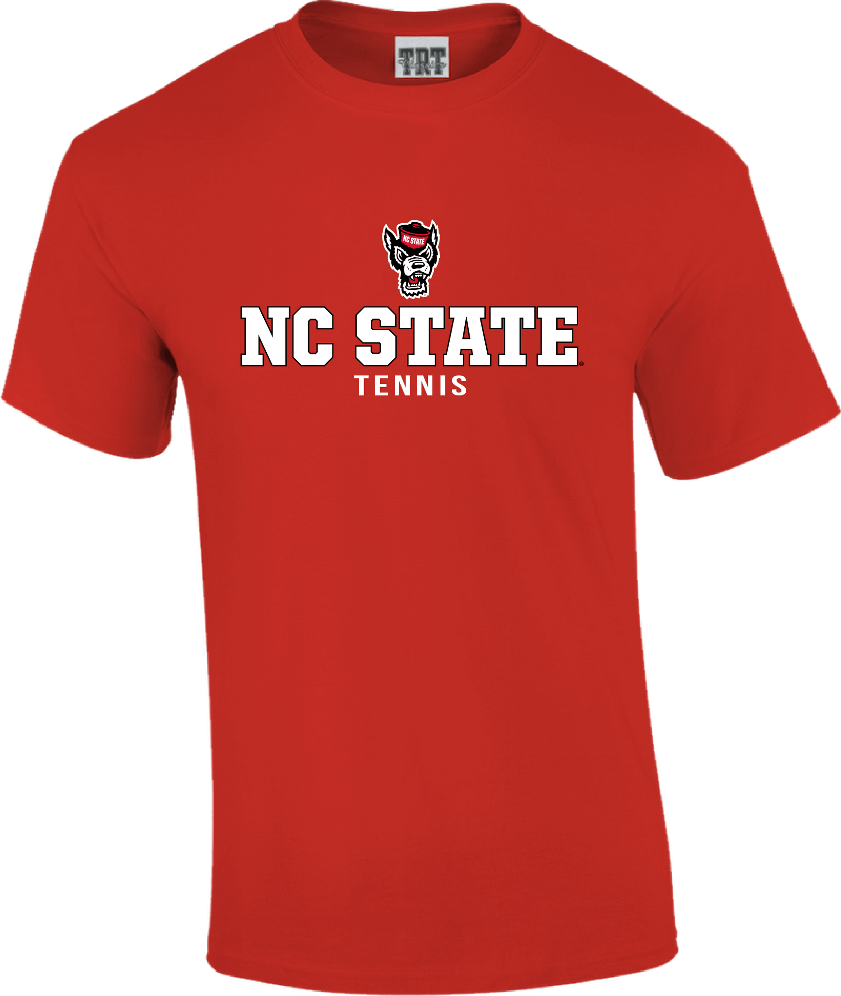 NC State Wolfpack Red Wolfhead Tennis T-Shirt