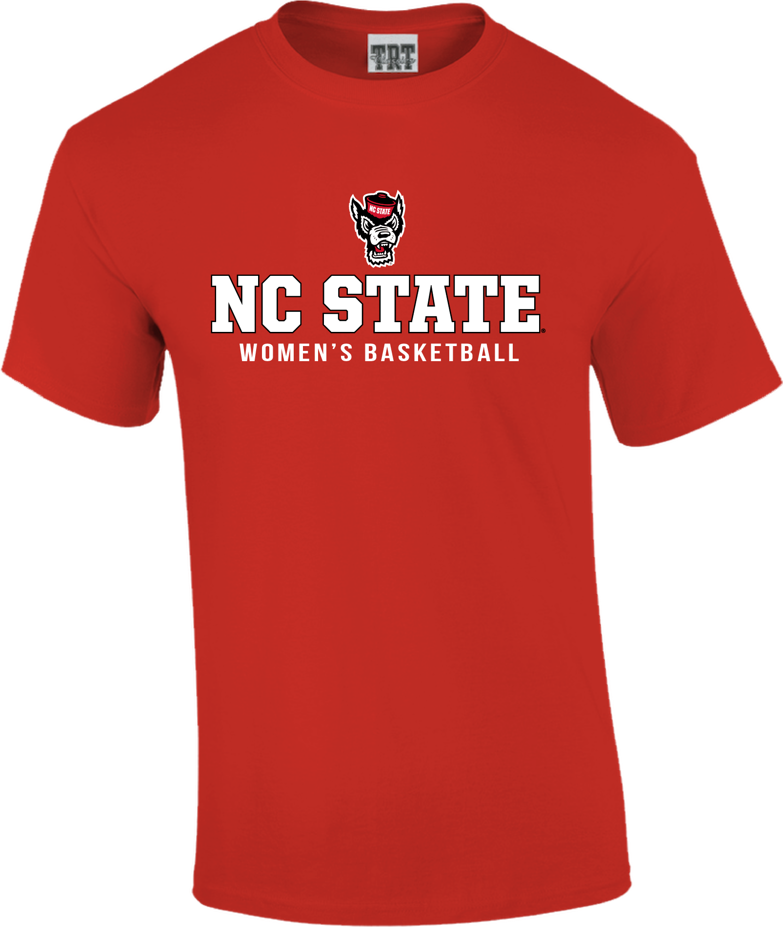 NC State Wolfpack TRT Red Wolfhead Women's Basketball T-Shirt