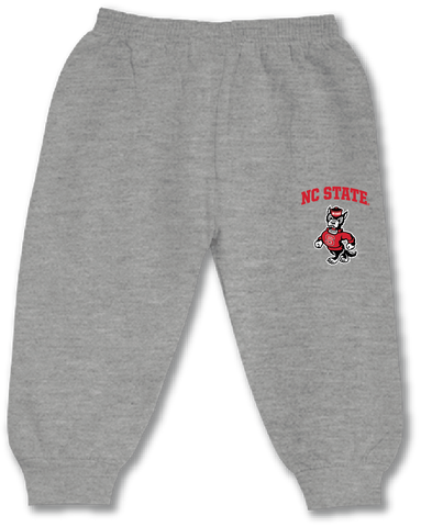 NC State Wolfpack Infant Grey Strutting Wolf Sweatpants