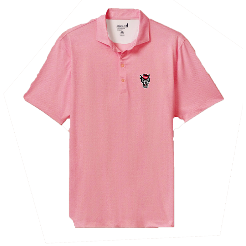 NC State Wolfpack Johnnie-O Red Slade Wolfhead Polo
