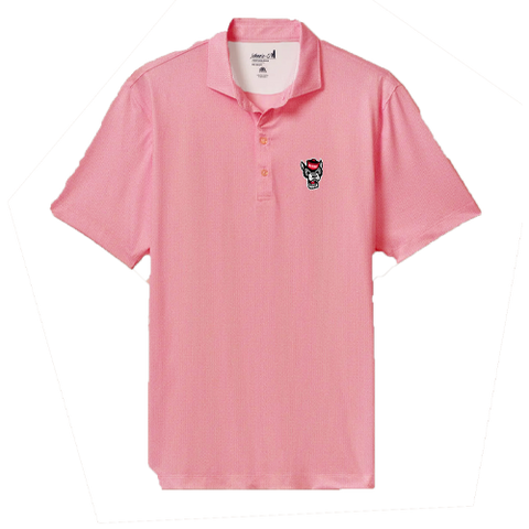 NC State Wolfpack Johnnie-O Red Slade Wolfhead Polo