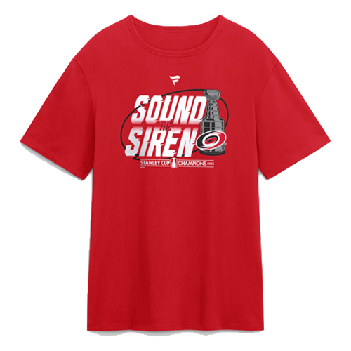 Carolina Hurricanes "Sound the Siren" 2026 Stanley Cup Champions T-Shirt