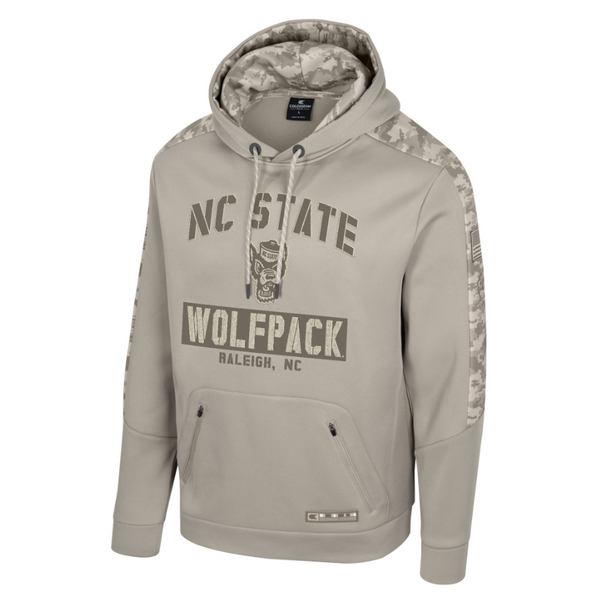 NC State Wolfpack Operation Hat Trick Dune/Mojave Camo Hooded Sweatshirt
