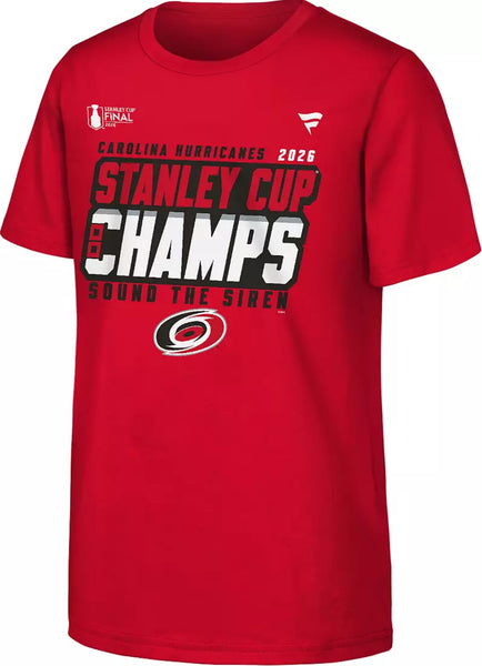 Carolina Hurricanes 2026 Stanley Cup Champions Hometown Red T-Shirt