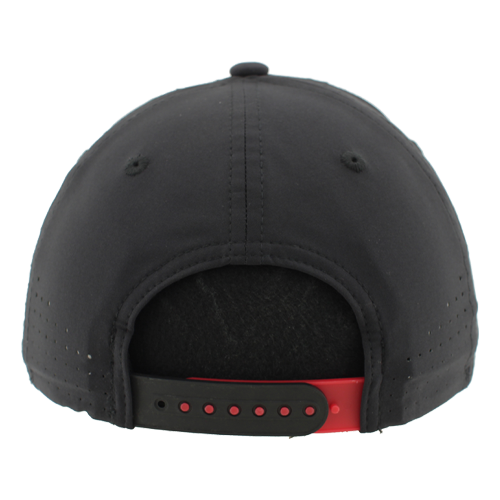 NC State Wolfpack Black Zephyr Structured Vault Slobbering Wolf 5-Panel Adjustable Hat