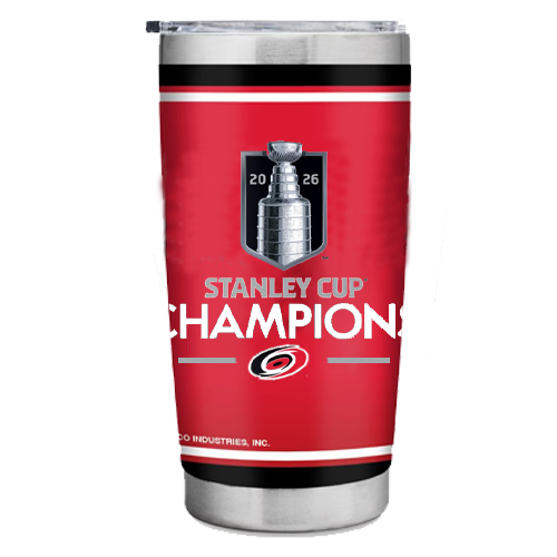 Carolina Hurricanes 2026 Stanley Cup Champions 20 ounce Stainless Steel Tumbler with Lid