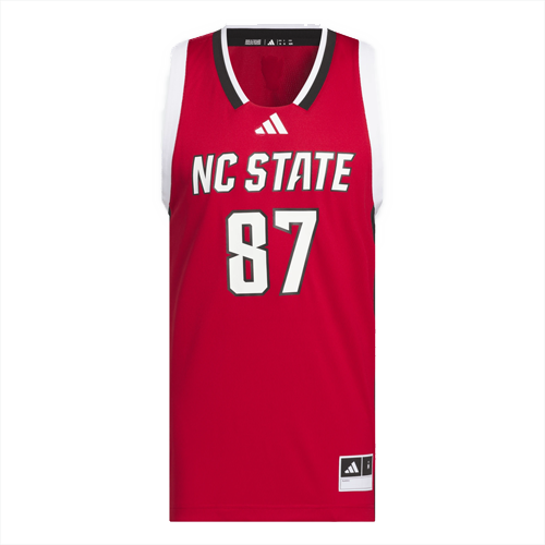 NC State Wolfpack adidas Red Basketball Swingman #87 Jersey