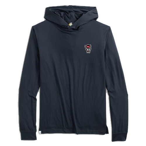NC State Wolfpack Johnnie-O Black Talon Featherweight Performance Hoodie