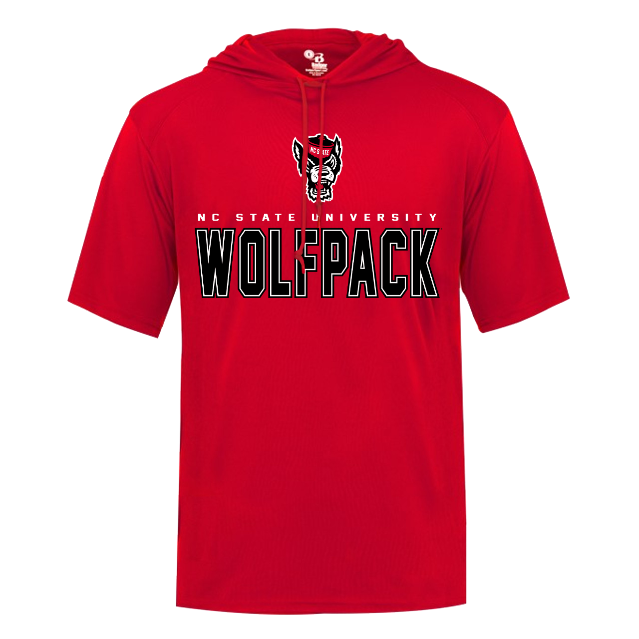 NC State Wolfpack Red Ventura Lightweight Short Sleeve Jersey Hoodie