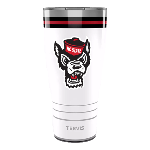 NC State Wolfpack Stainless Steel Arctic Wolfhead Tumbler w/ Slider Lid