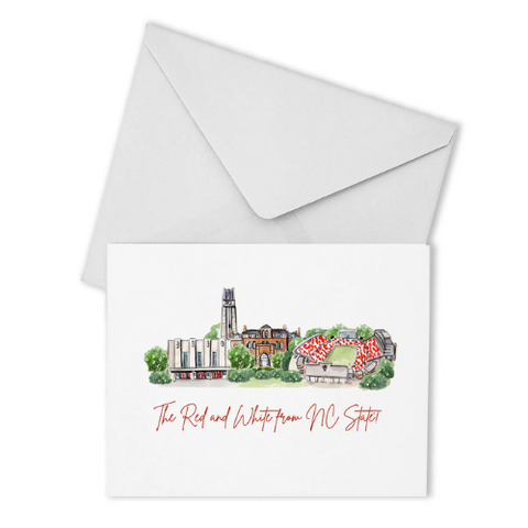 NC State Wolfpack 10-pack Landmark Boxed Note Cards