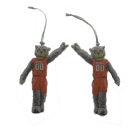 NC State Wolfpack Acrylic Mr Wuf Ornament
