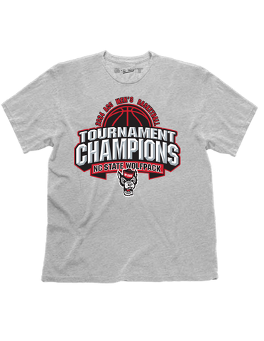 NC State Wolfpack ACC 2024 Basketball Champions Sports Grey Youth T-Shirt