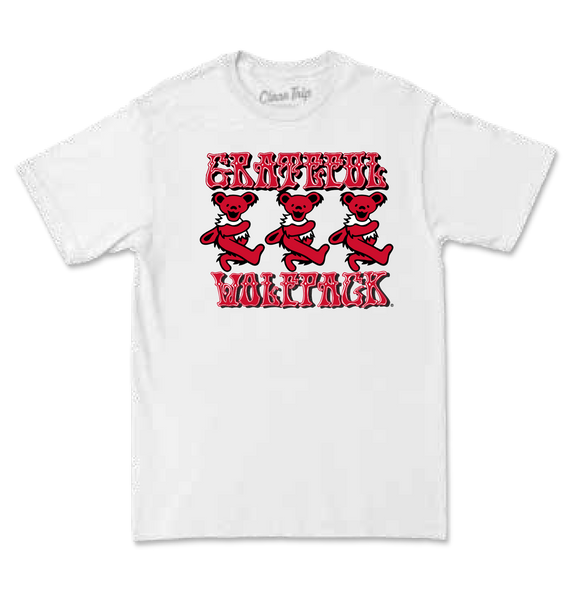 NC State Wolfpack x Grateful Dead White T-Shirt