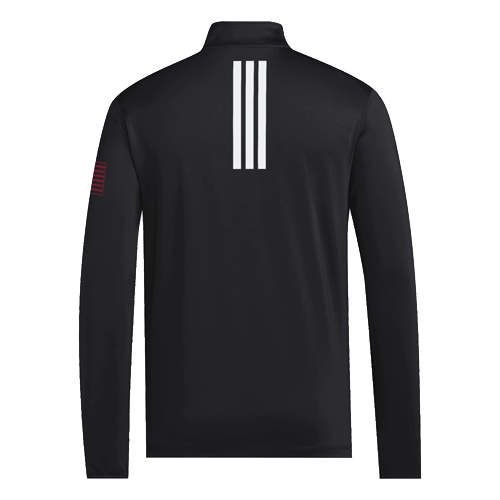 NC State Wolfpack adidas Warriors Black 1/4 Zip Jacket