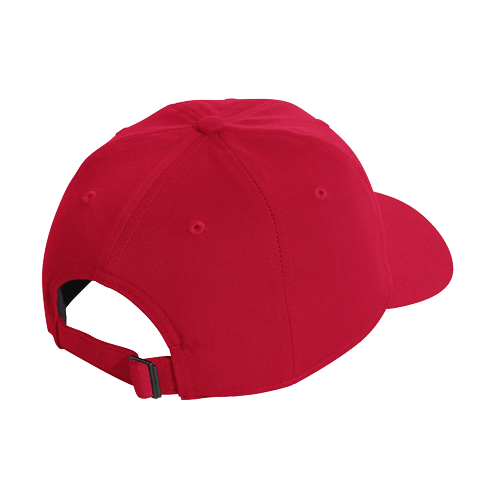 NC State Wolfpack Red adidas Wordmark Slouch Adjustable Hat