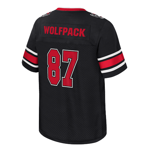 NC State Wolfpack Youth Black #87 Football Jersey