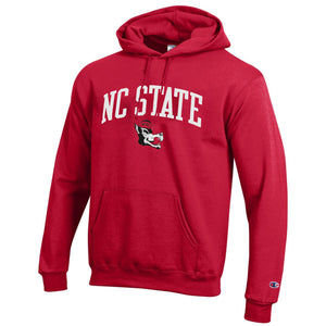 NC State Wolfpack Champion Red Slobbering Wolf Triumph Fleece Hooded Sweatshirt