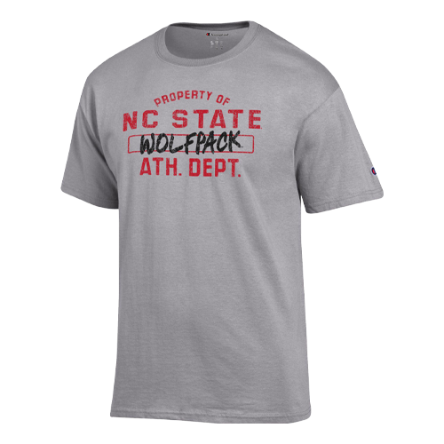 NC State Wolfpack Champion Grey Athletic Dept. T-shirt
