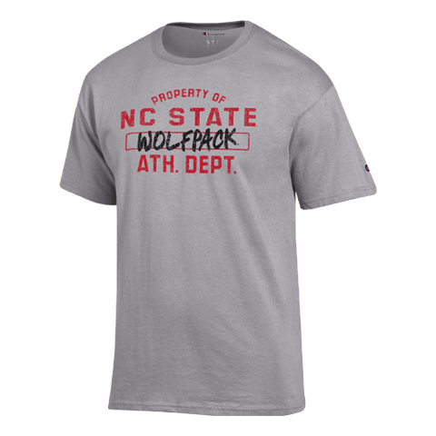NC State Wolfpack Champion Grey Athletic Dept. T-shirt